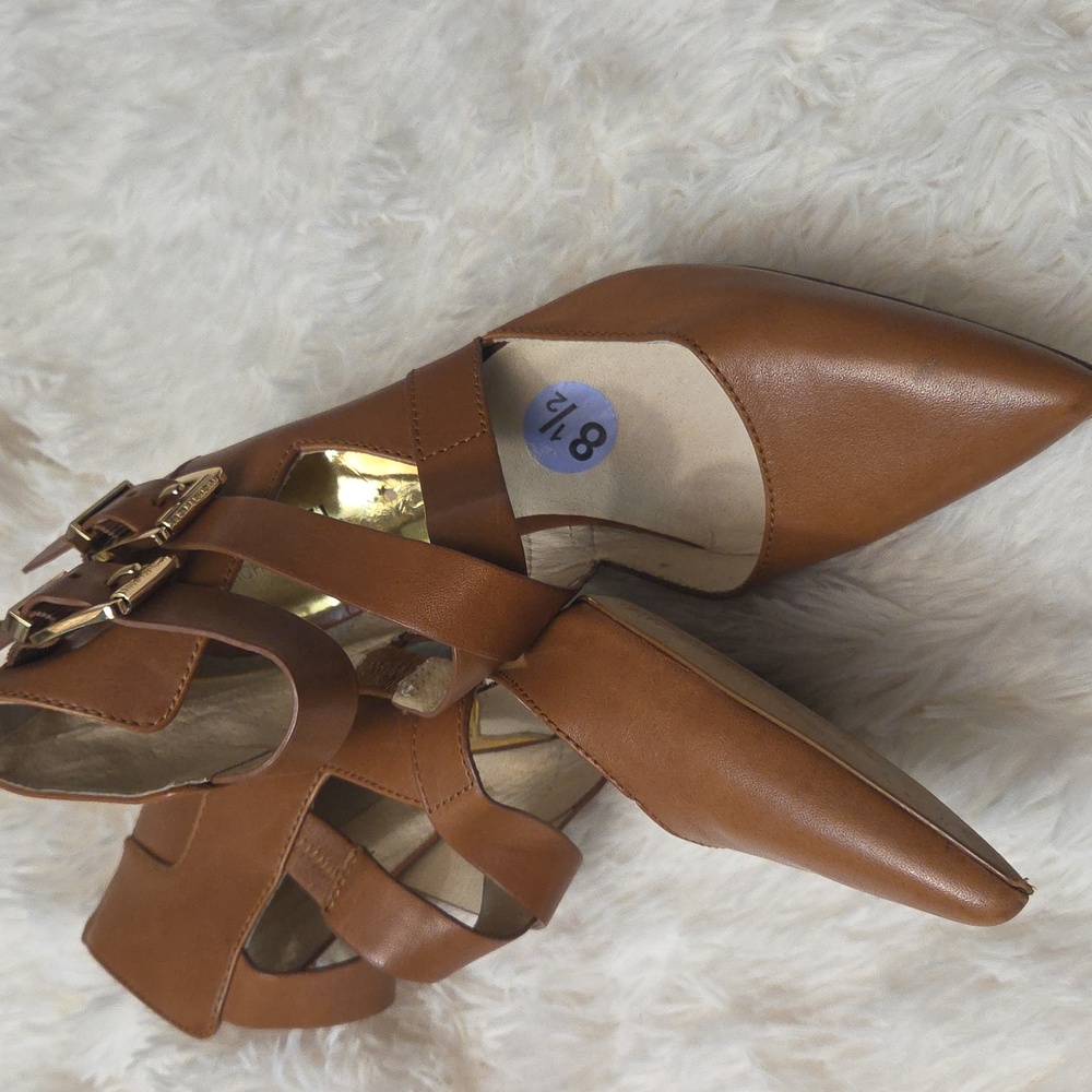 Michael Kors Brown Strappy Heels